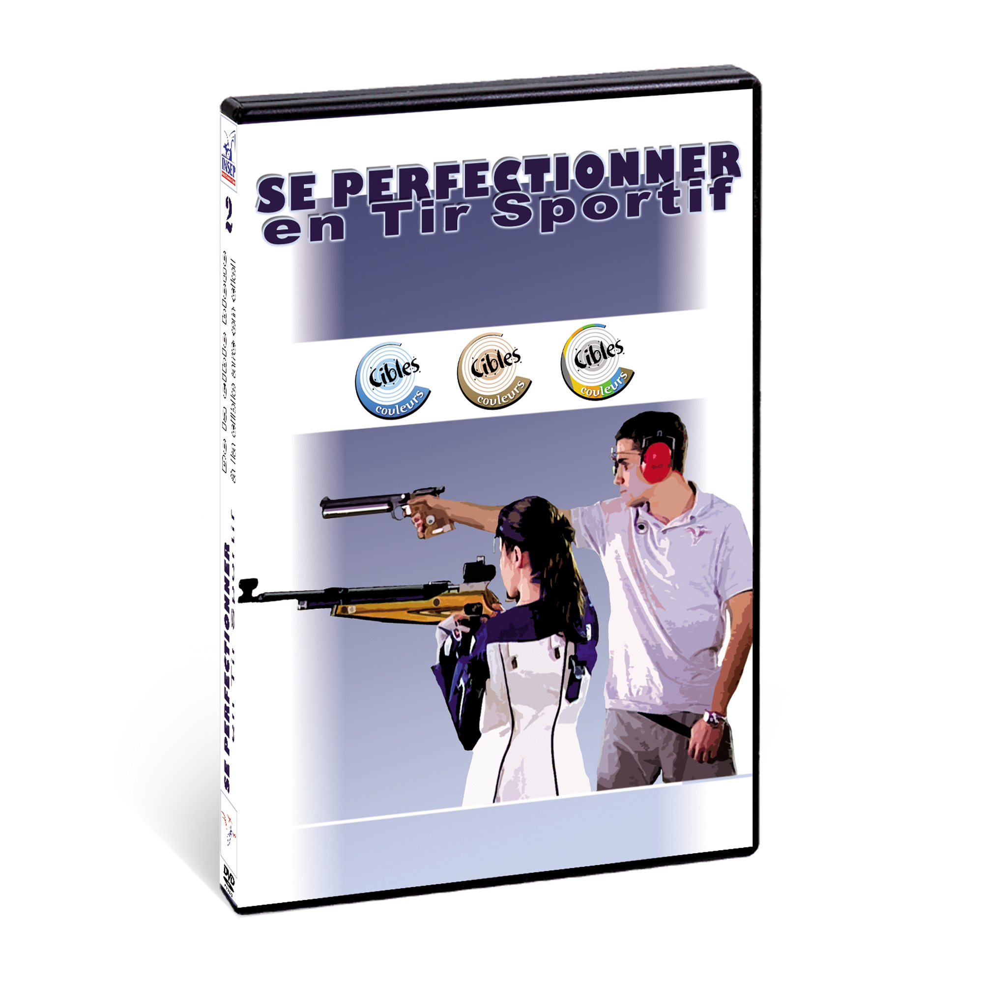 DVD « Cibles Couleurs » n° 2 (Se perfectionner en Tir sportif de la cible  bleue à la cible arc-en-ciel) – Cibles Couleurs
