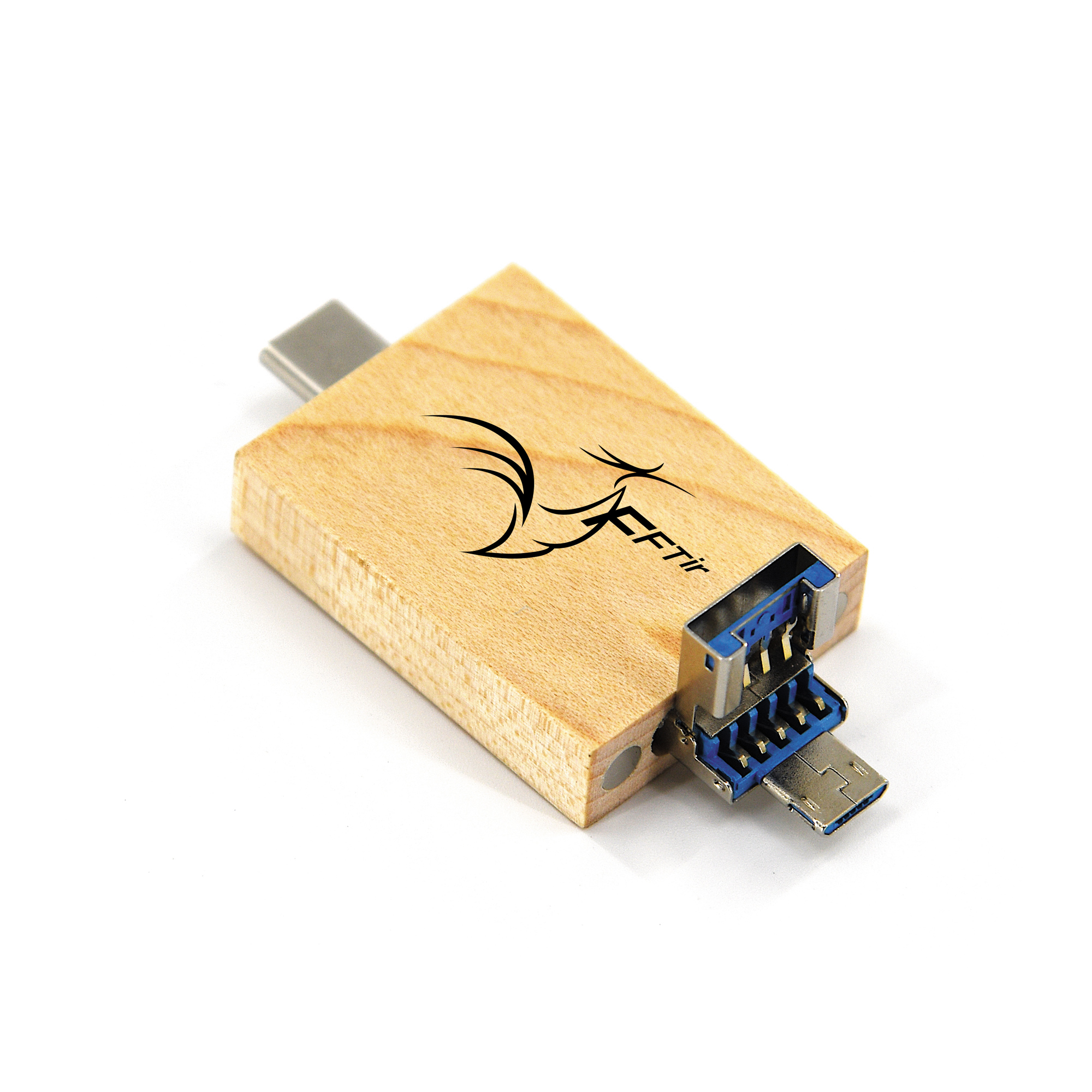 Clé USB 3.0 en bois - 16 Go Bois de rose