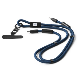 Tour de cou pour téléphone avec câble de recharge FFTir